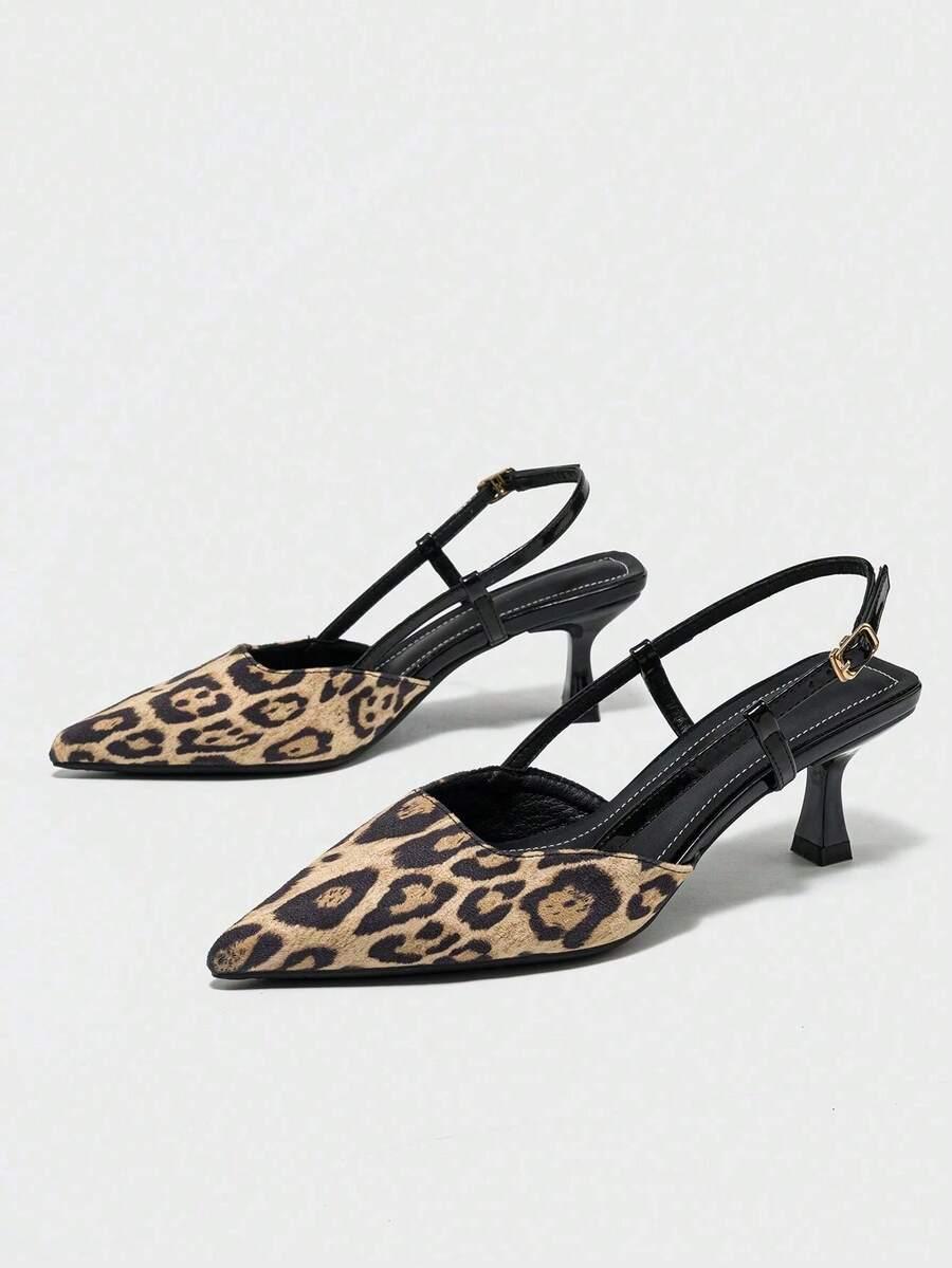 CZÓŁENKA NA OBCASIE ANIMAL PRINT
