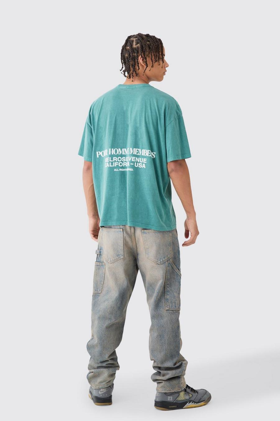 ZIELONY T-SHIRT PRINT