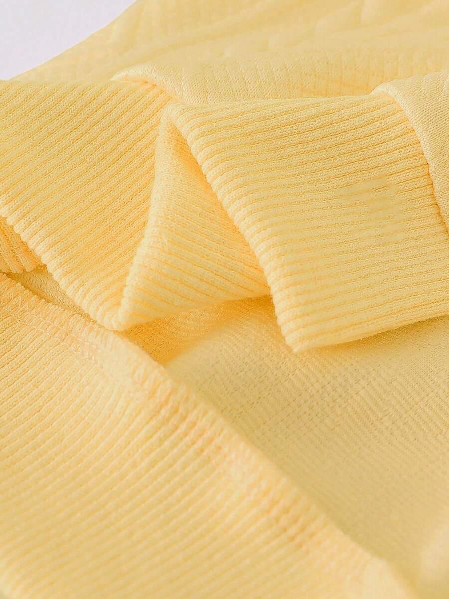 żółty komplet bluza spodnie
