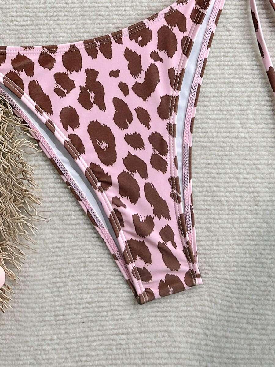 DWUCZĘŚCIOWY STRÓJ KĄPIELOWY ANIMAL PRINT