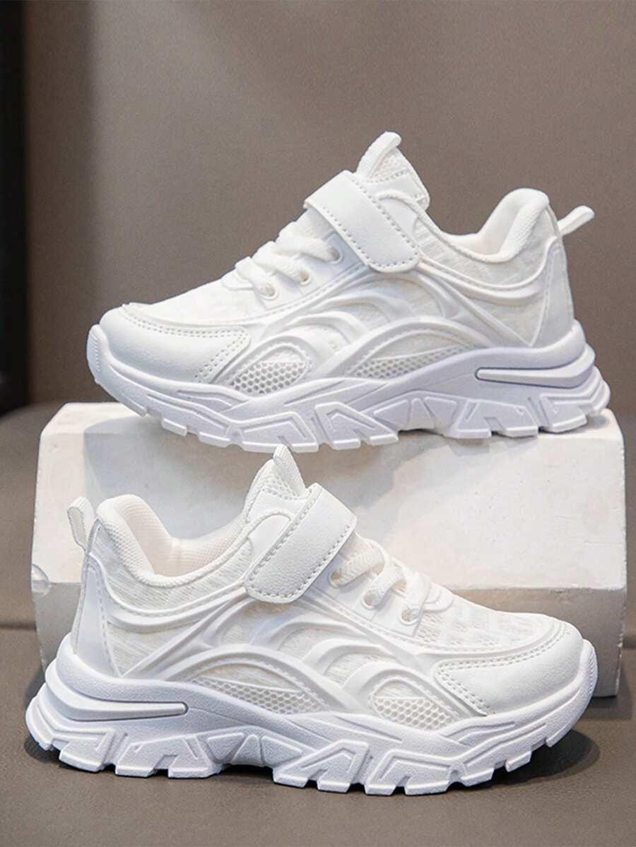 białe buty rzepy