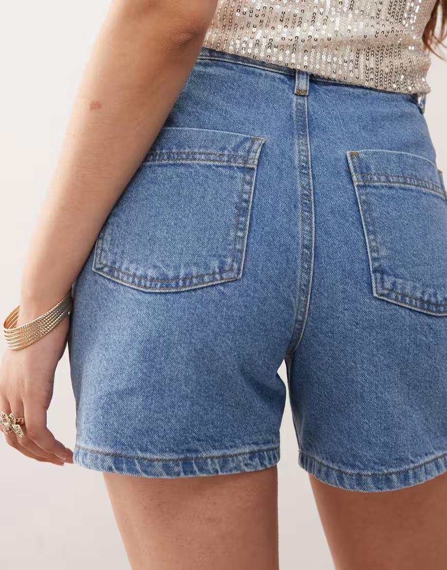 NIEBIESKIE SPODENKI JEANS
