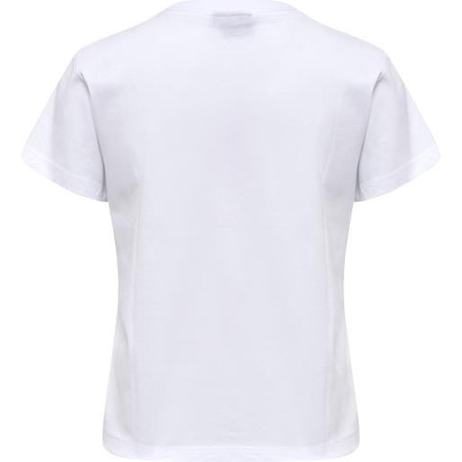 biały klasyczny t-shirt logo