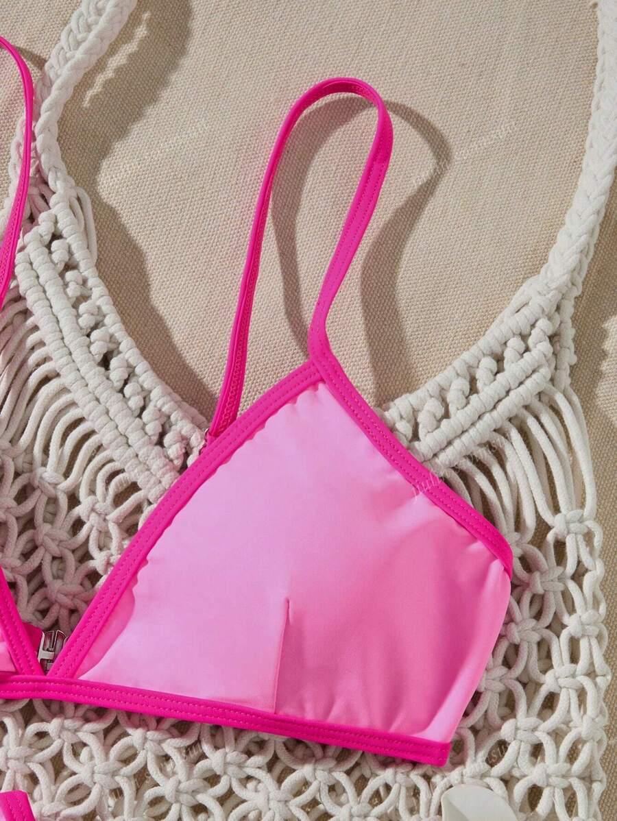 RÓŻOWE BIKINI KOMPLET