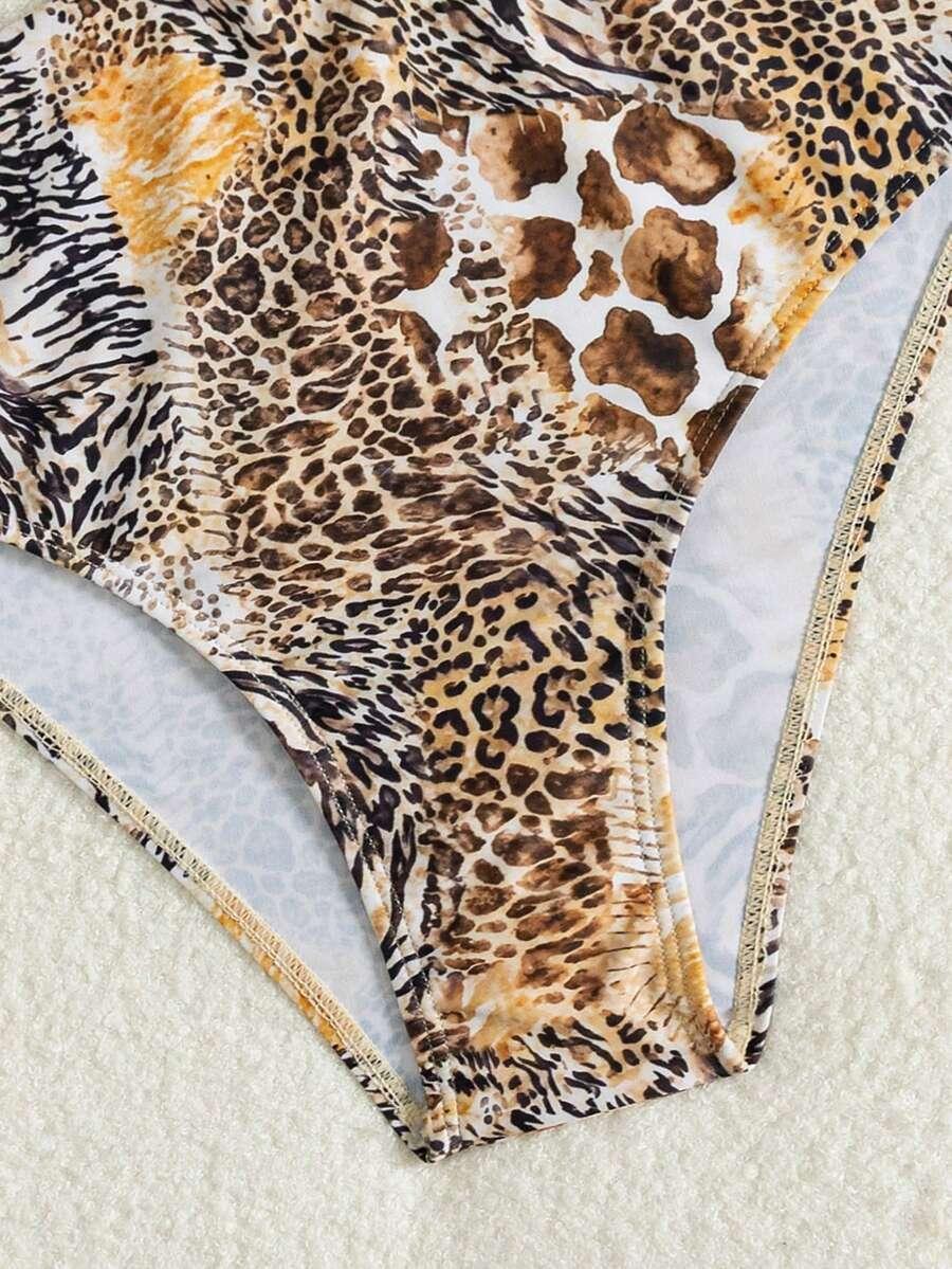 JEDNOCZĘŚCIOWY STRÓJ KĄPIELOWY ANIMAL PRINT