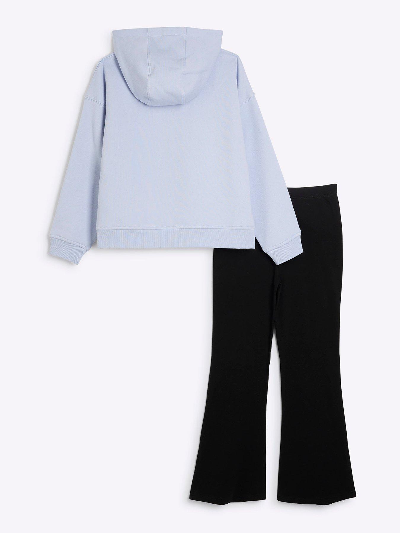 RIVER ISLAND KOMPLET DZIEWCZĘCY Z CEKINAMI 7/8Y