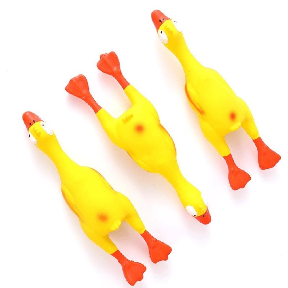 piszcząca kaczuszka zabawka dla psa 3-pack