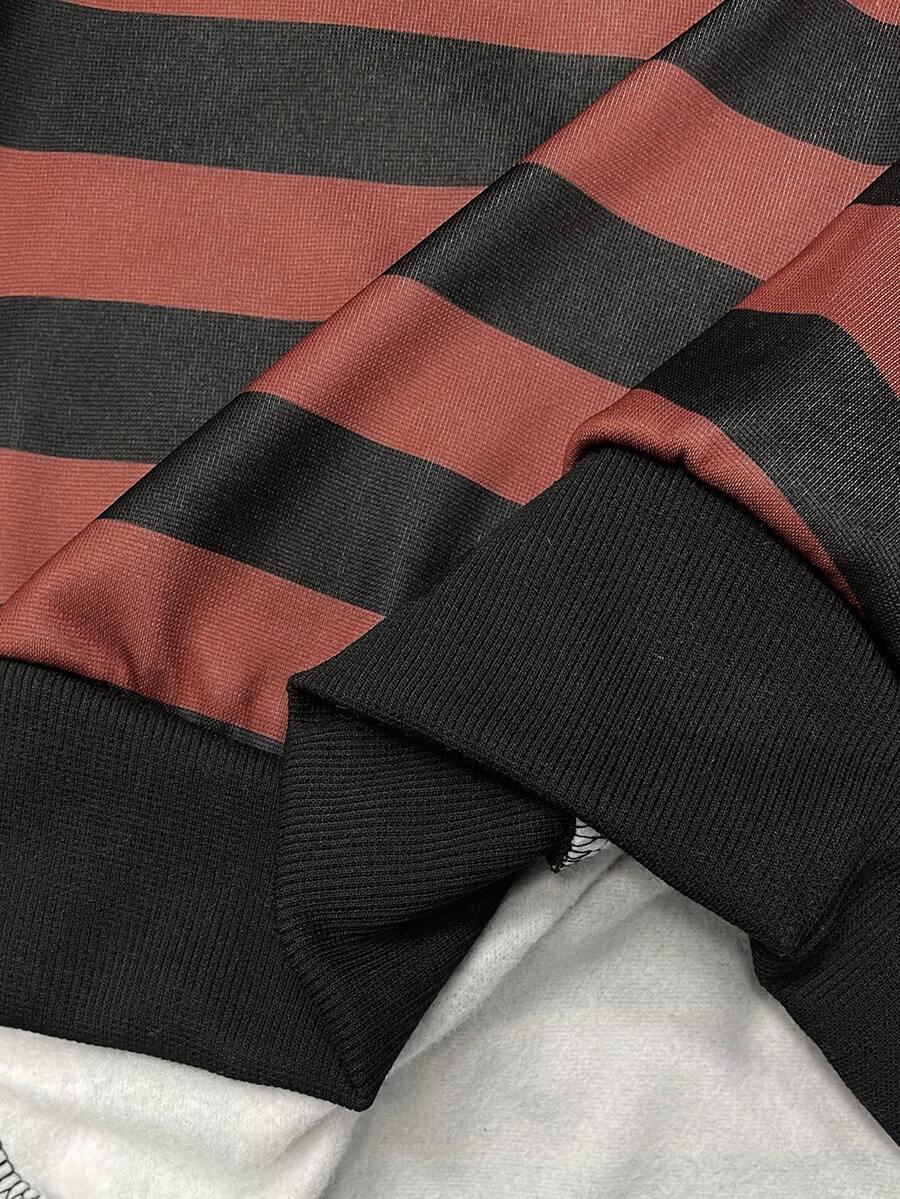 BLUZA LUŹNA W PASKI