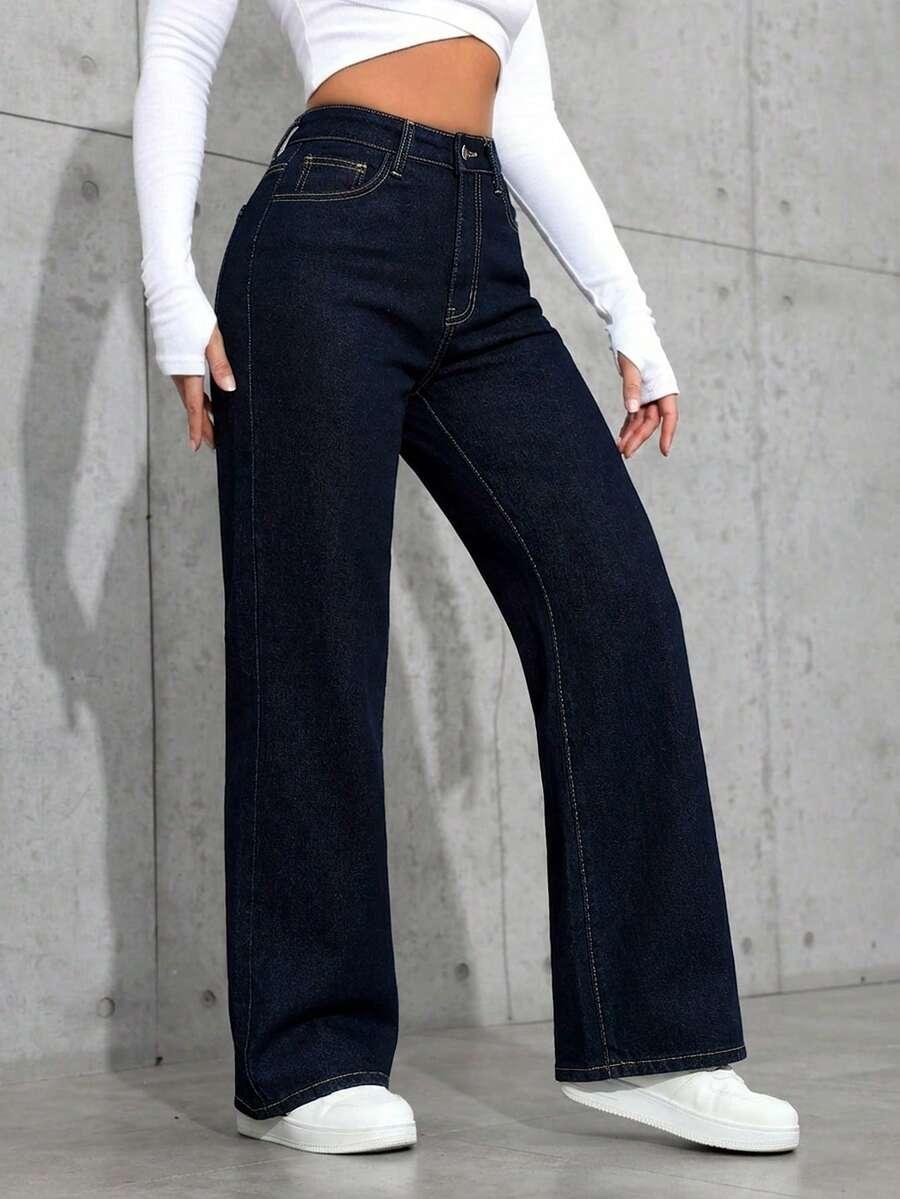 SPODNIE JEANS WYSOKI STAN