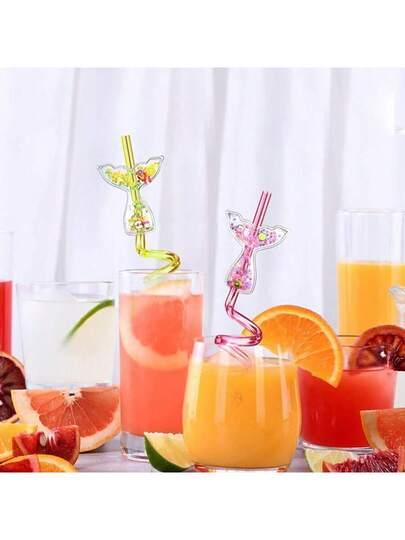 słomka z ogonem syreny 6-pack
