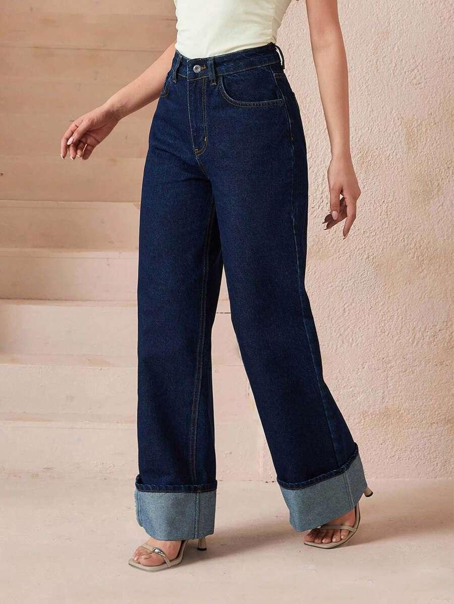 NIEBIESKIE SPODNIE JEANS