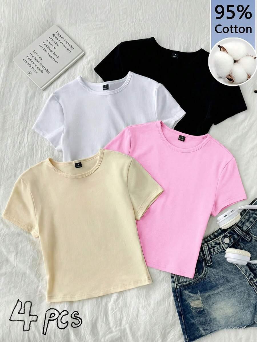 klasyczny t-shirt 4-pack