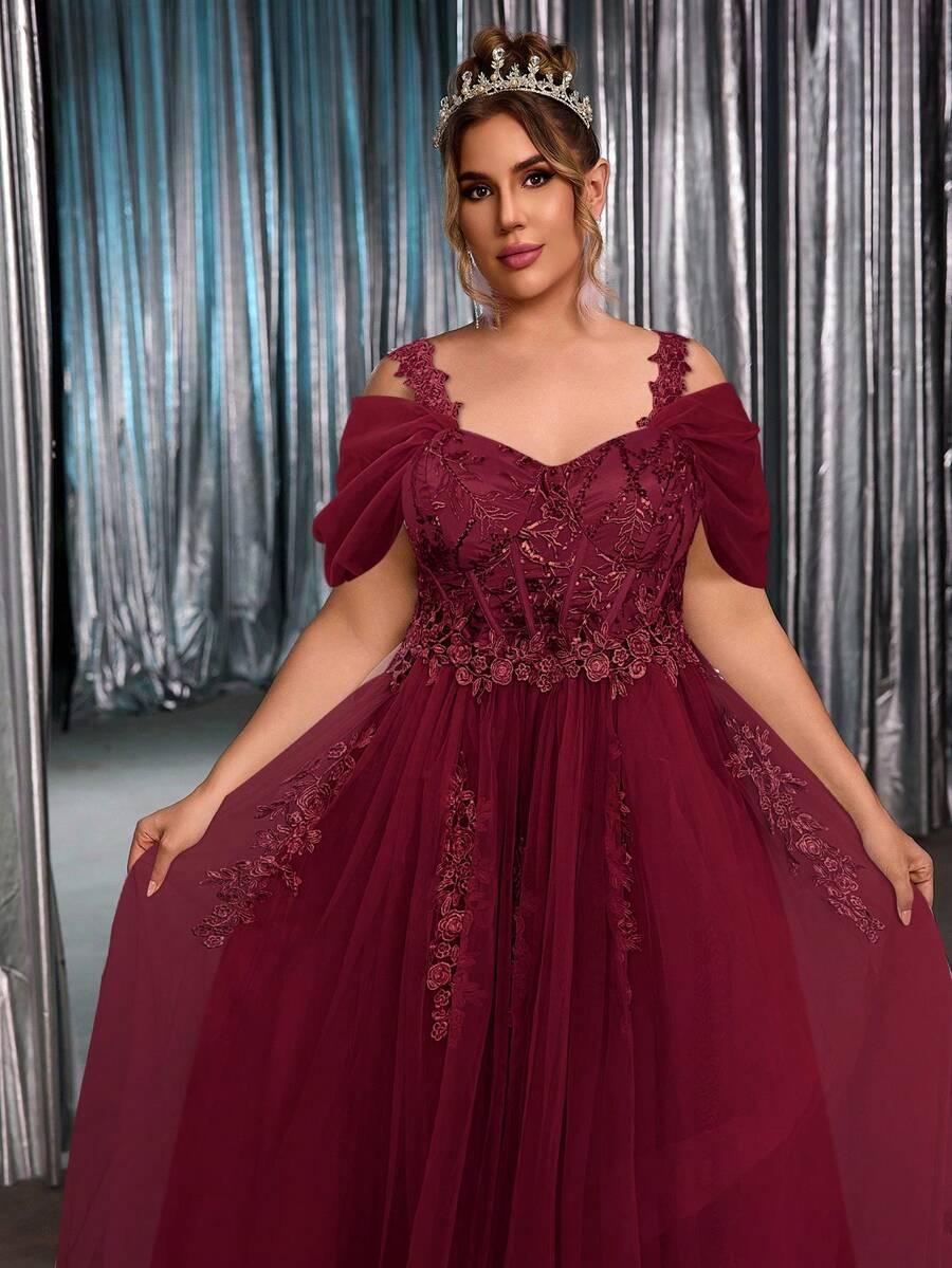 czerwona maxi sukienka
