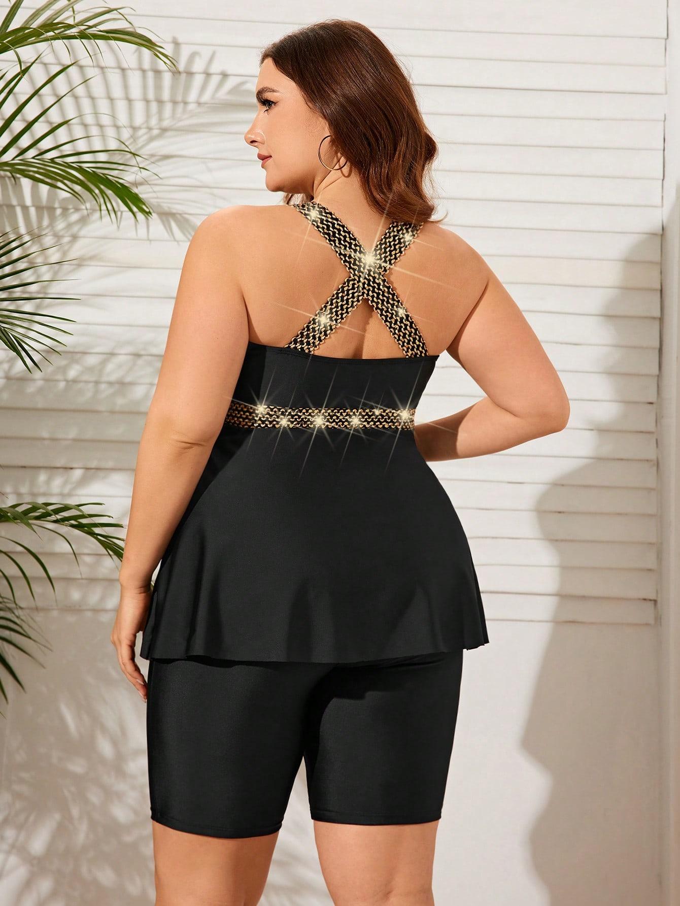 DWUCZĘŚCIOWY STRÓJ KĄPIELOWY TANKINI