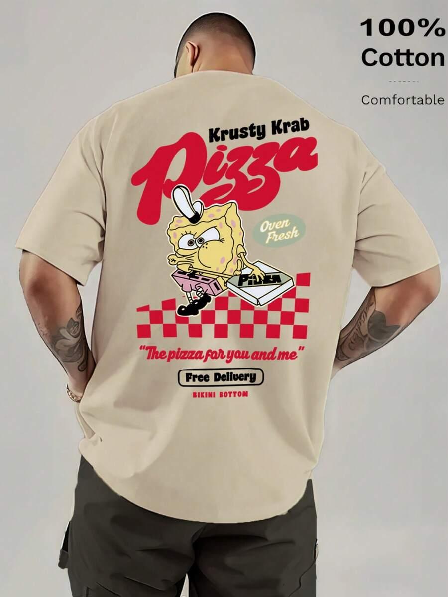 ŻÓŁTY T-SHIRT PRINT 