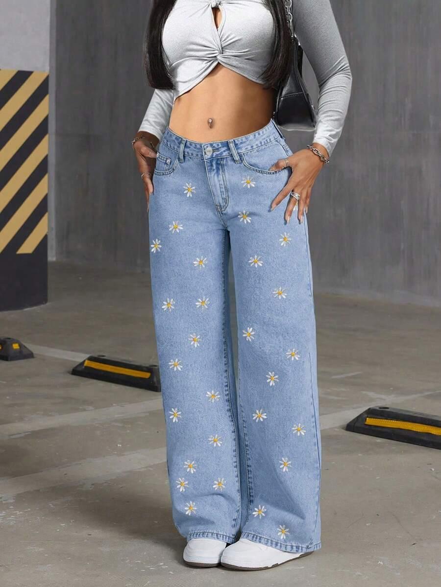NIEBIESKIE SPODNIE JEANS