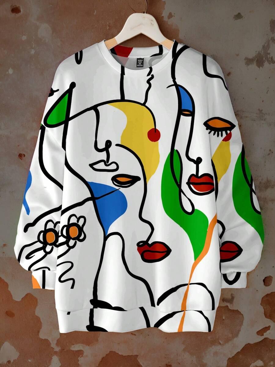 bluza wzór casual