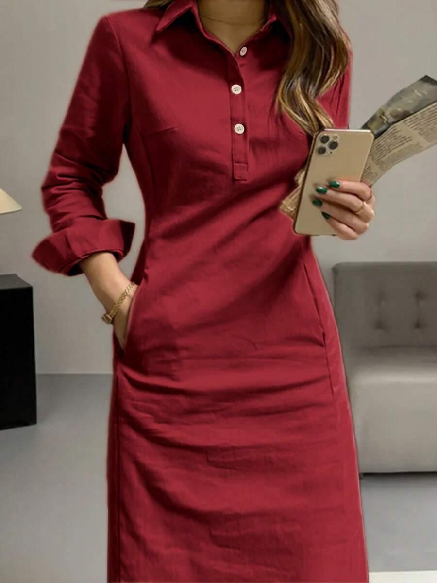 czerwona maxi sukienka