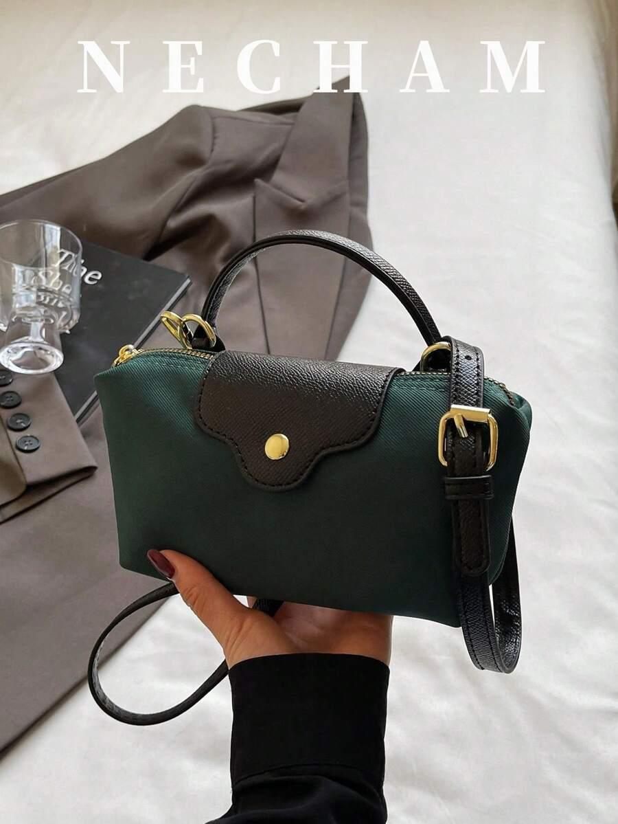 zielona mini torebka