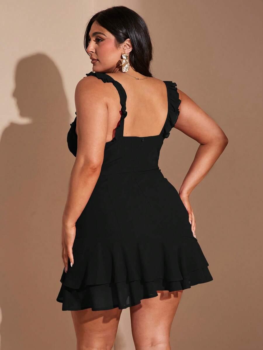CZARNA MINI SUKIENKA