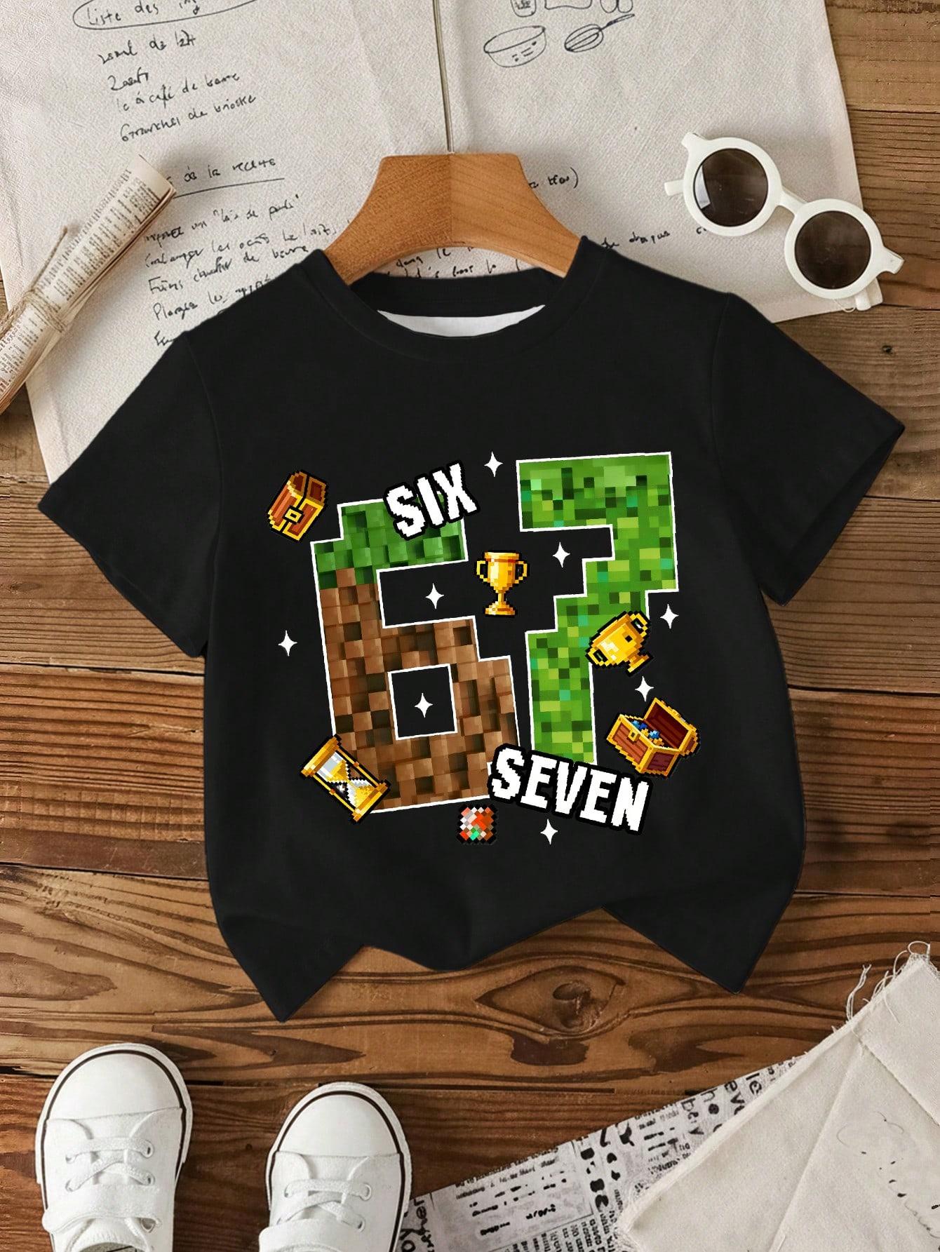 czarny t-shirt print