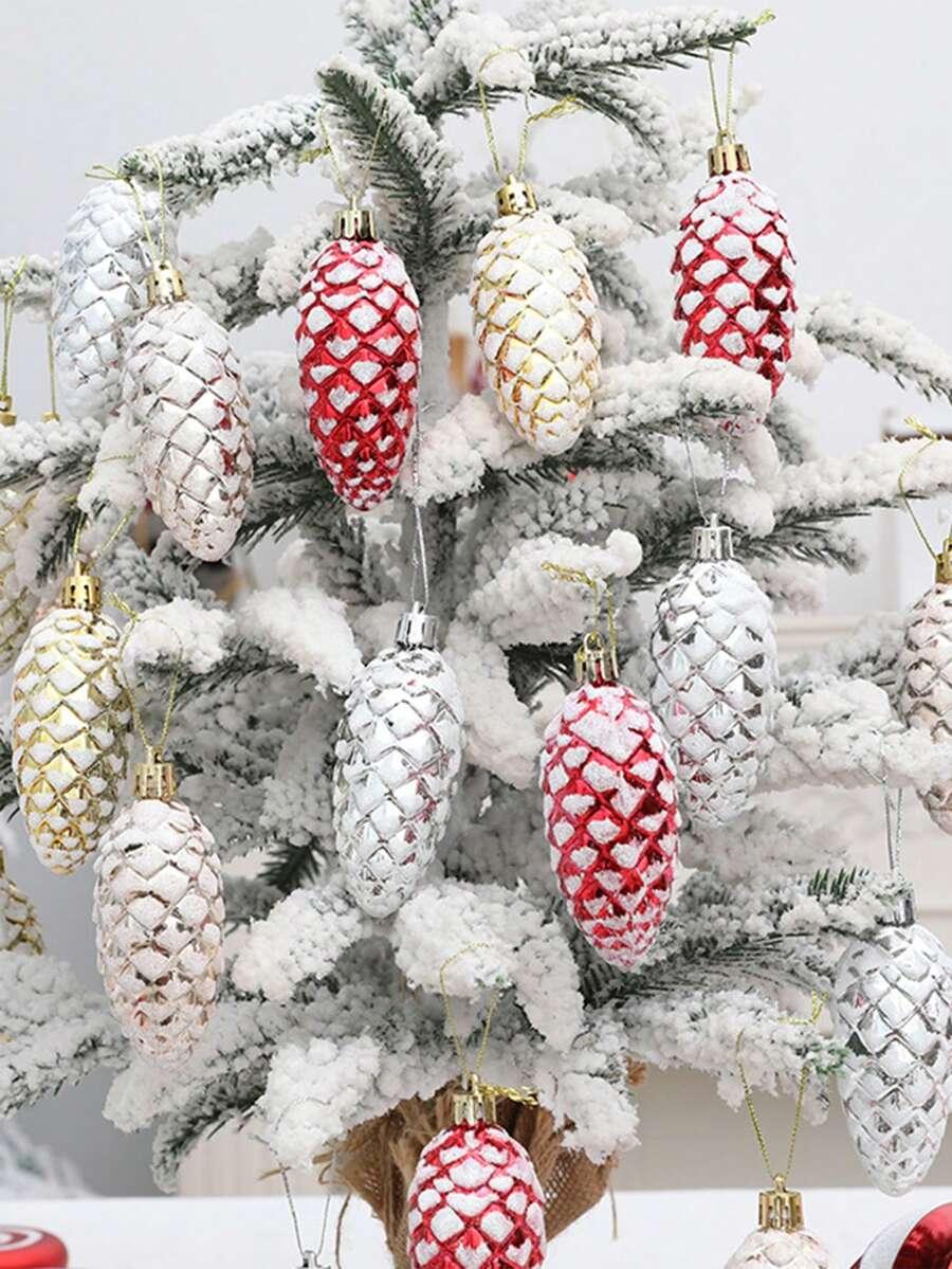 bombki choinkowe szyszki 5-pack