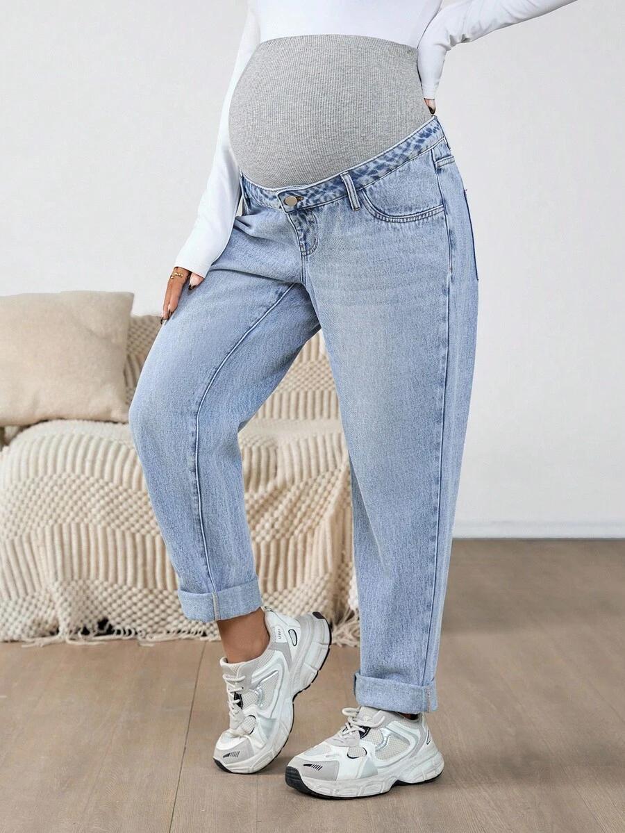 NIEBIESKIE SPODNIE JEANS