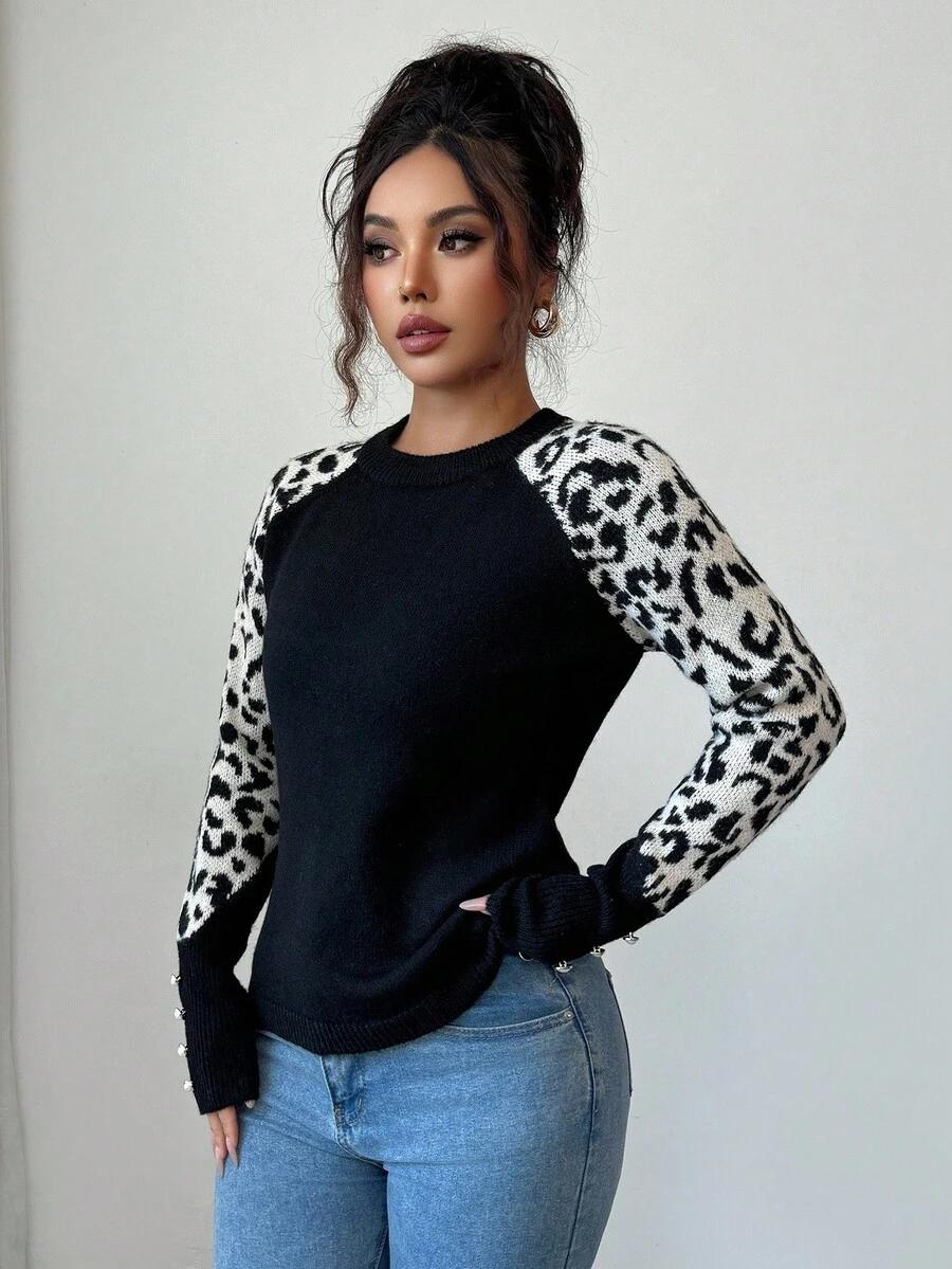 SWETER ANIMAL PRINT