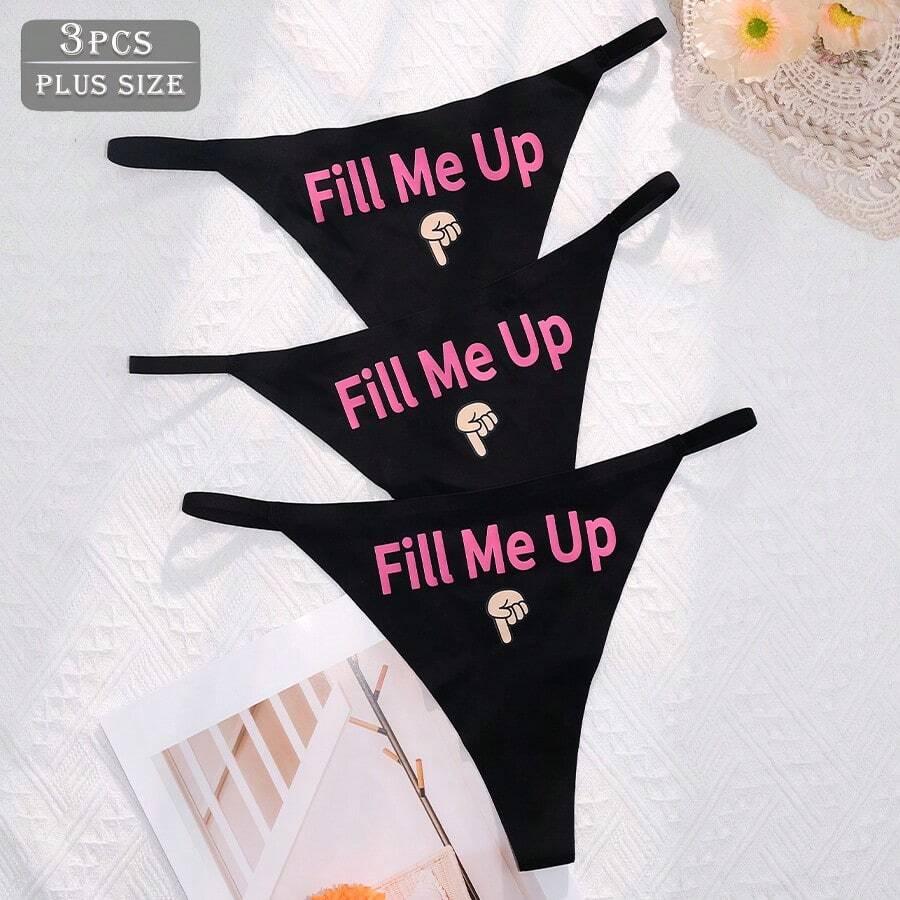 majtki stringi 3-pack