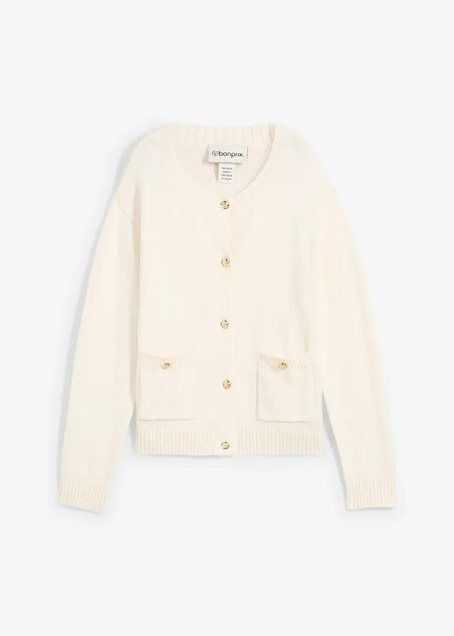 SWETER ROZPINANY Z KIESZENIAMI