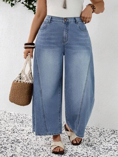 niebieskie spodnie jeans