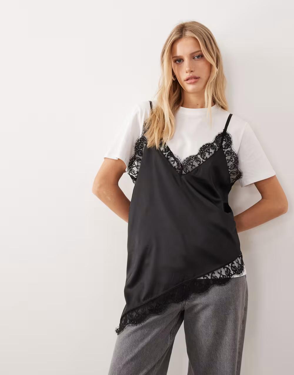 biały oversize t-shirt krótki rękaw