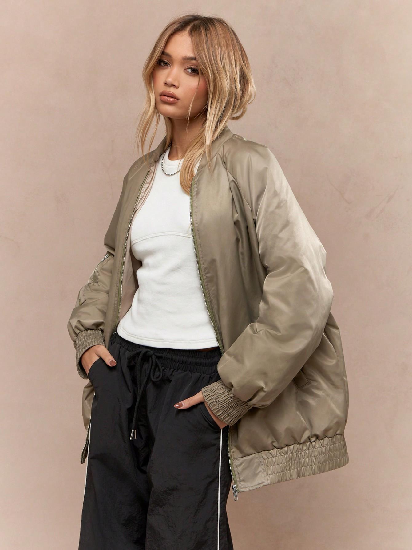 KURTKA BOMBERKA OVERSIZED