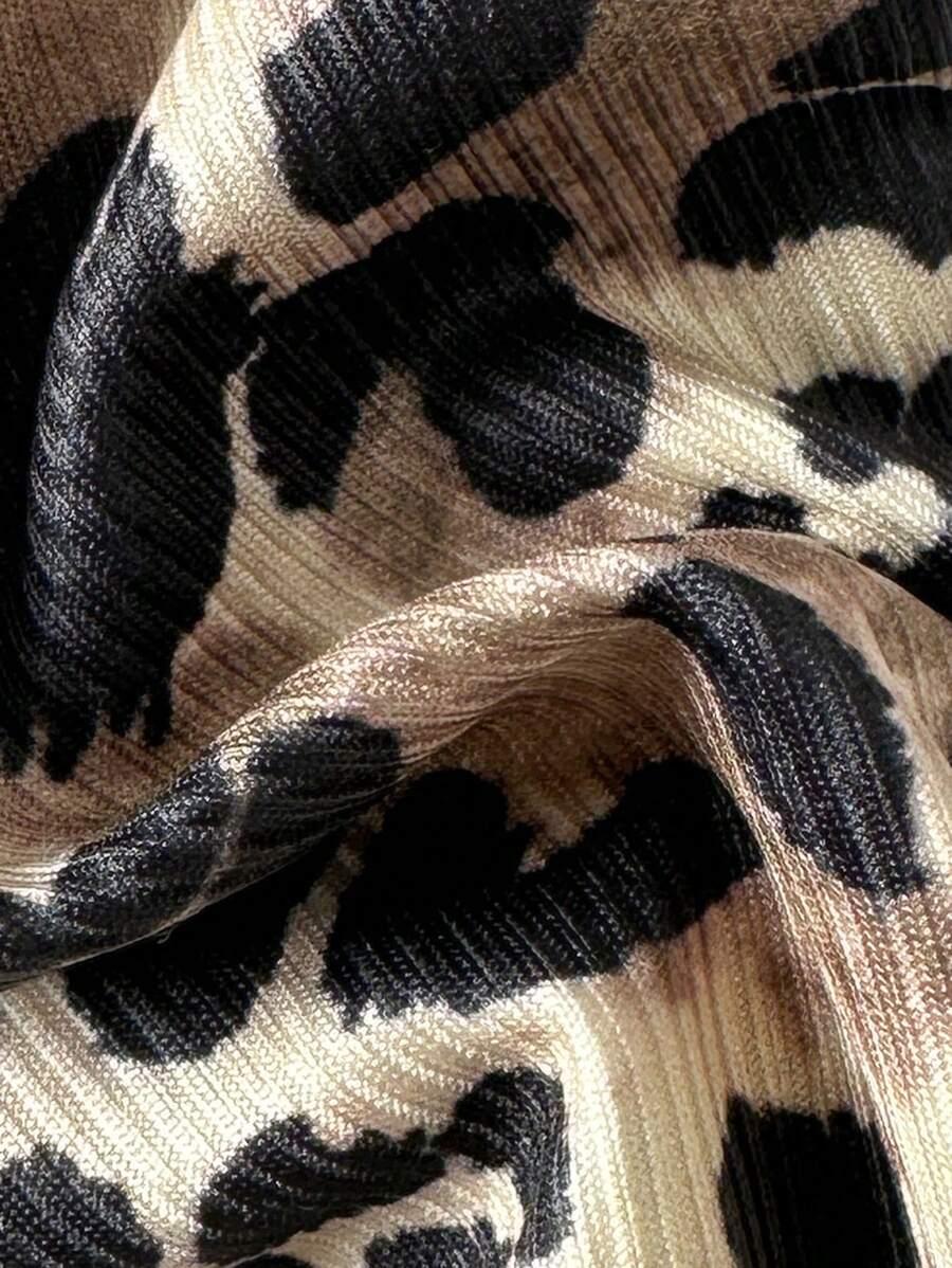 góra od bikini animal print