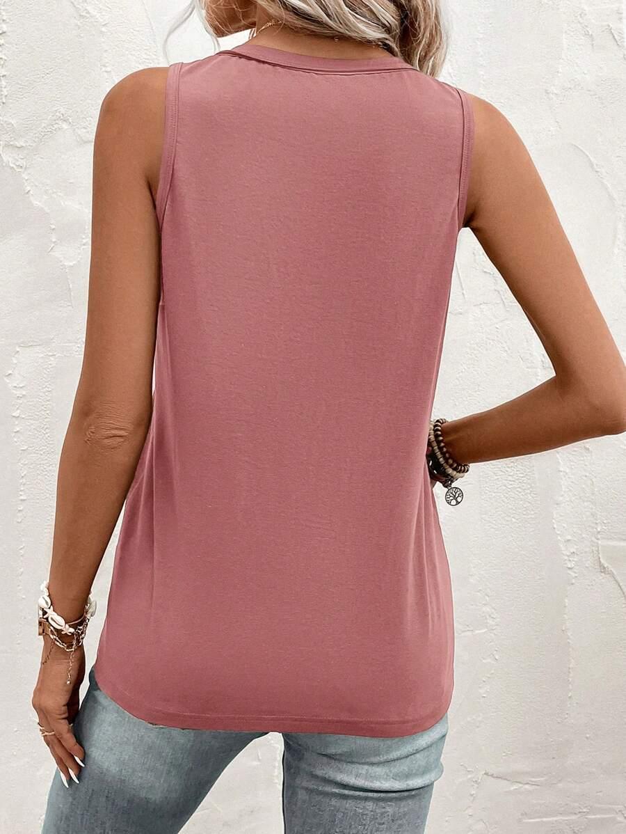 RÓŻOWA BLUZKA V-NECK 