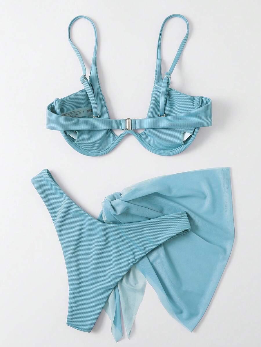 komplet bikini spódnica
