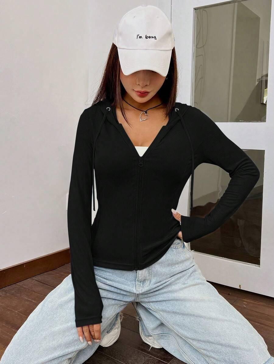 czarna bluza zamek