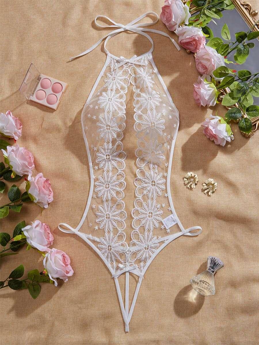 BIAŁE BODY SIATECZKA 