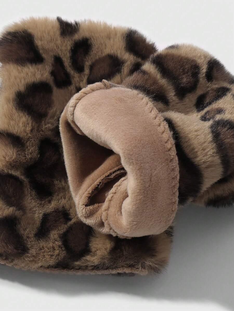 RĘKAWICZKI MITENKI animal print