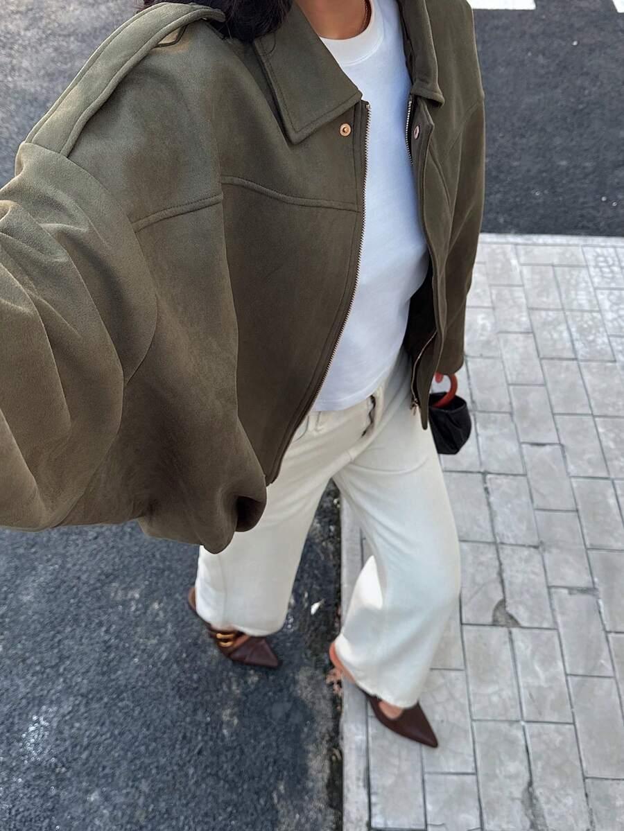 ZIELONA KURTKA BOMBER 