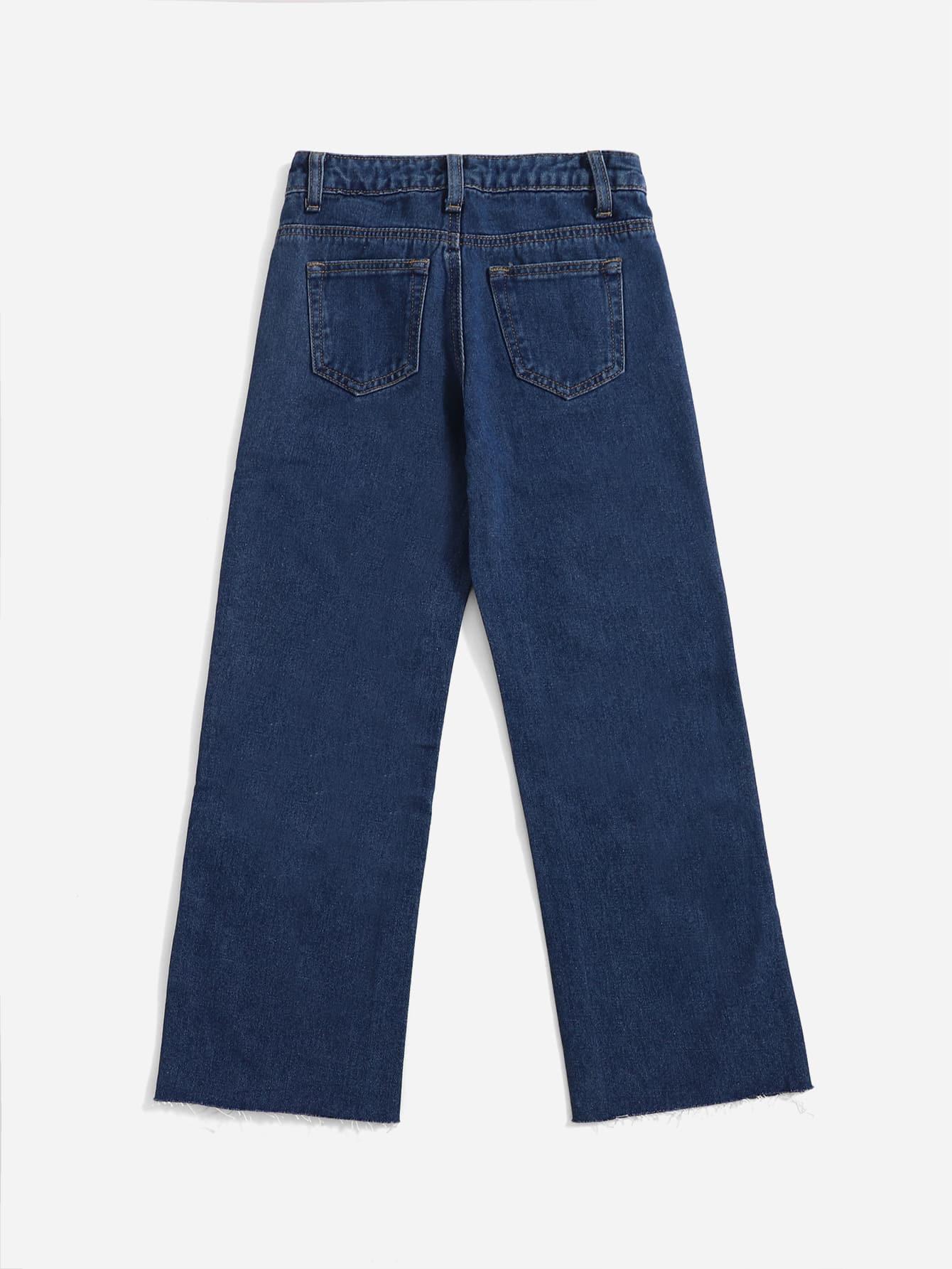 spodnie jeans przetarcia