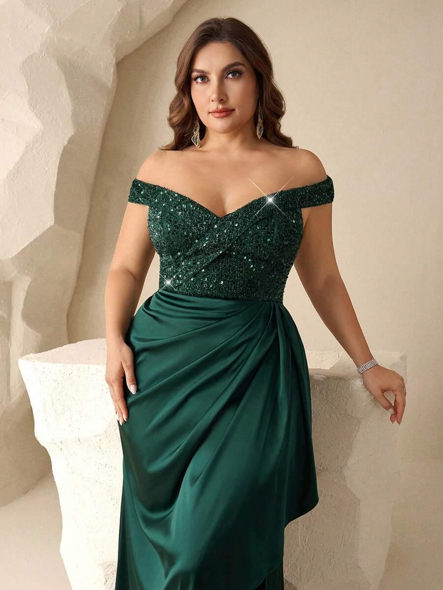 ZIELONA SUKIENKA MAXI