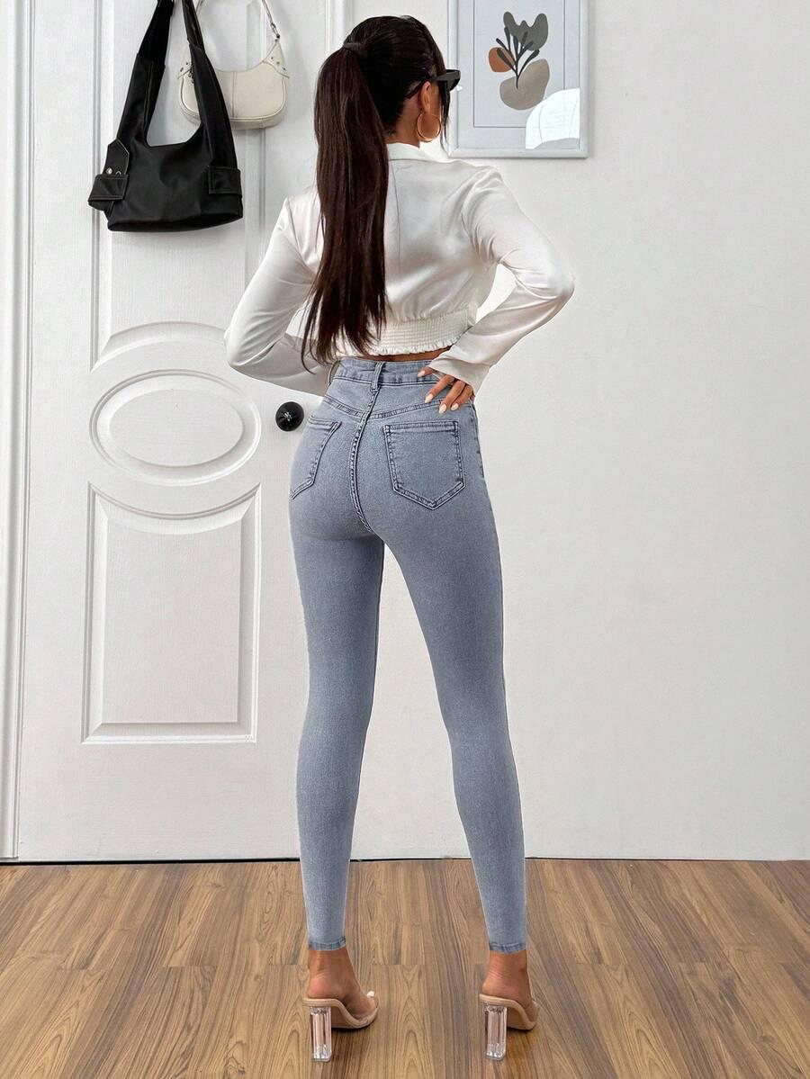 NIEBIESKIE SPODNIE JEANS 
