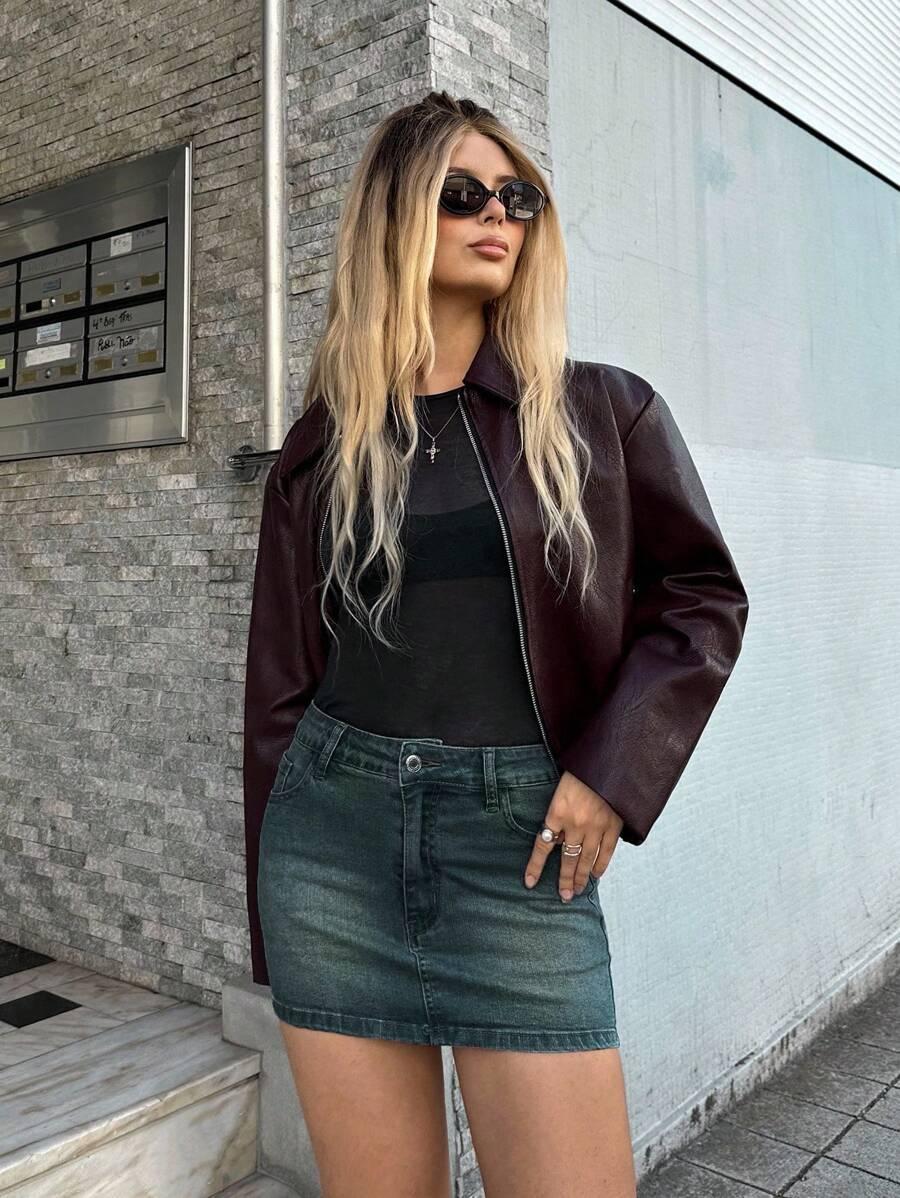 MINI SPÓDNICA JEANS