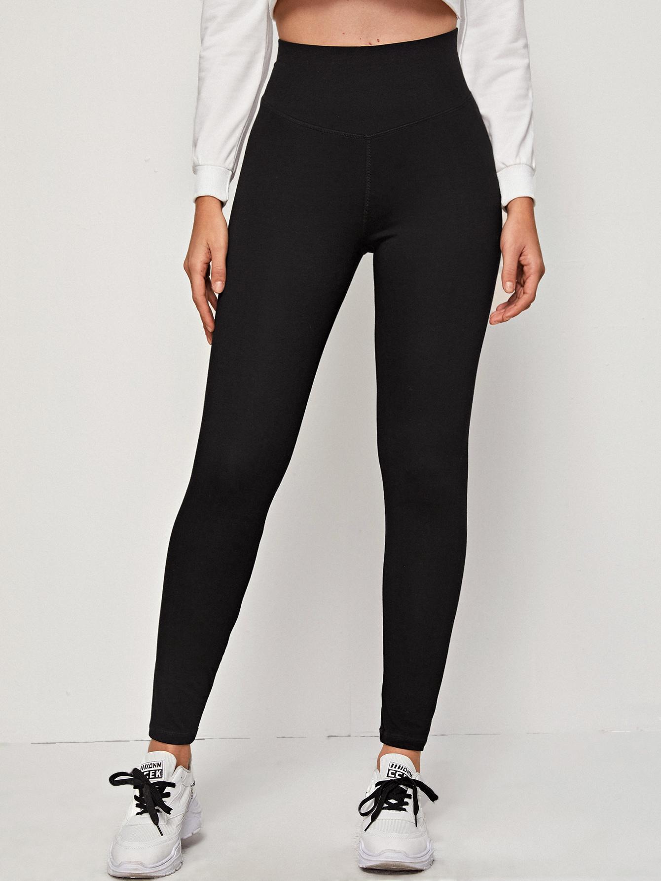 CZARNE KLASYCZNE LEGGINSY