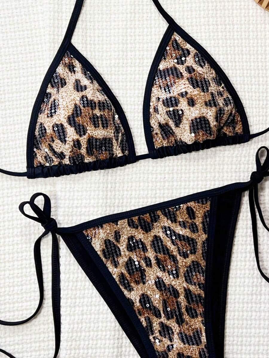 DWUCZĘŚCIOWY STRÓJ KĄPIELOWY ANIMAL PRINT 