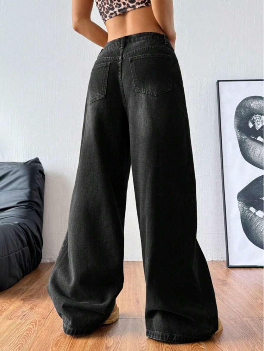 jeansy wide leg