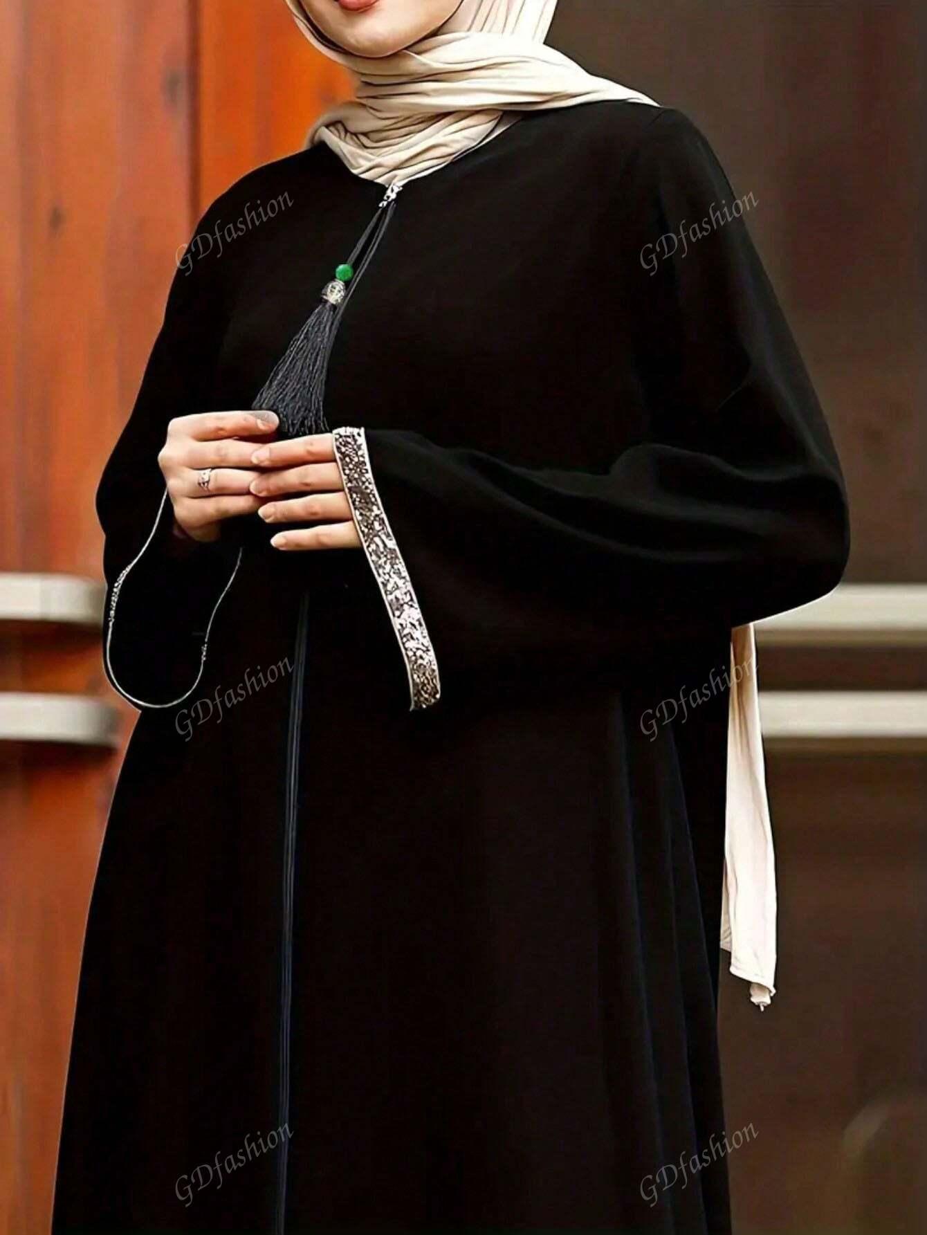 CZARNA MAXI SUKIENKA
