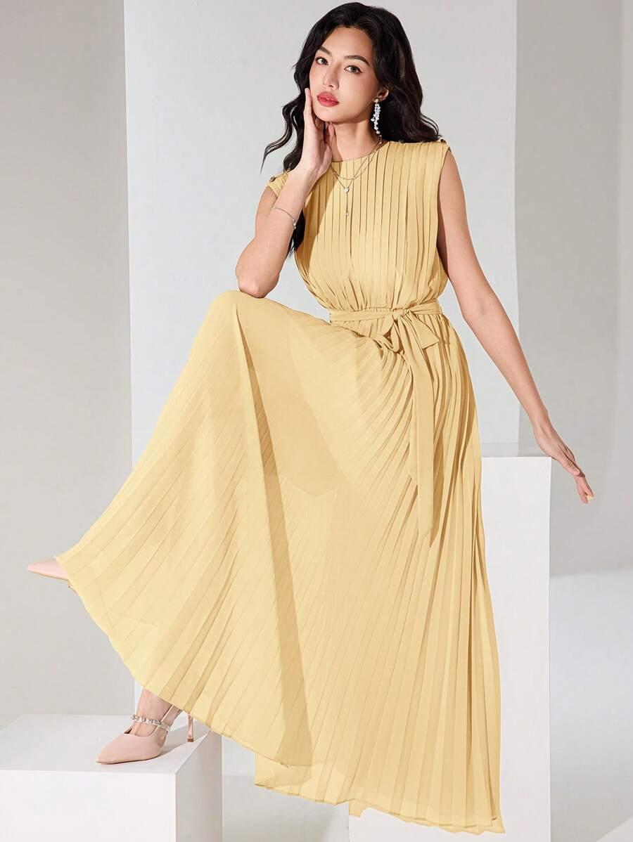 PLISOWANA MAXI SUKIENKA