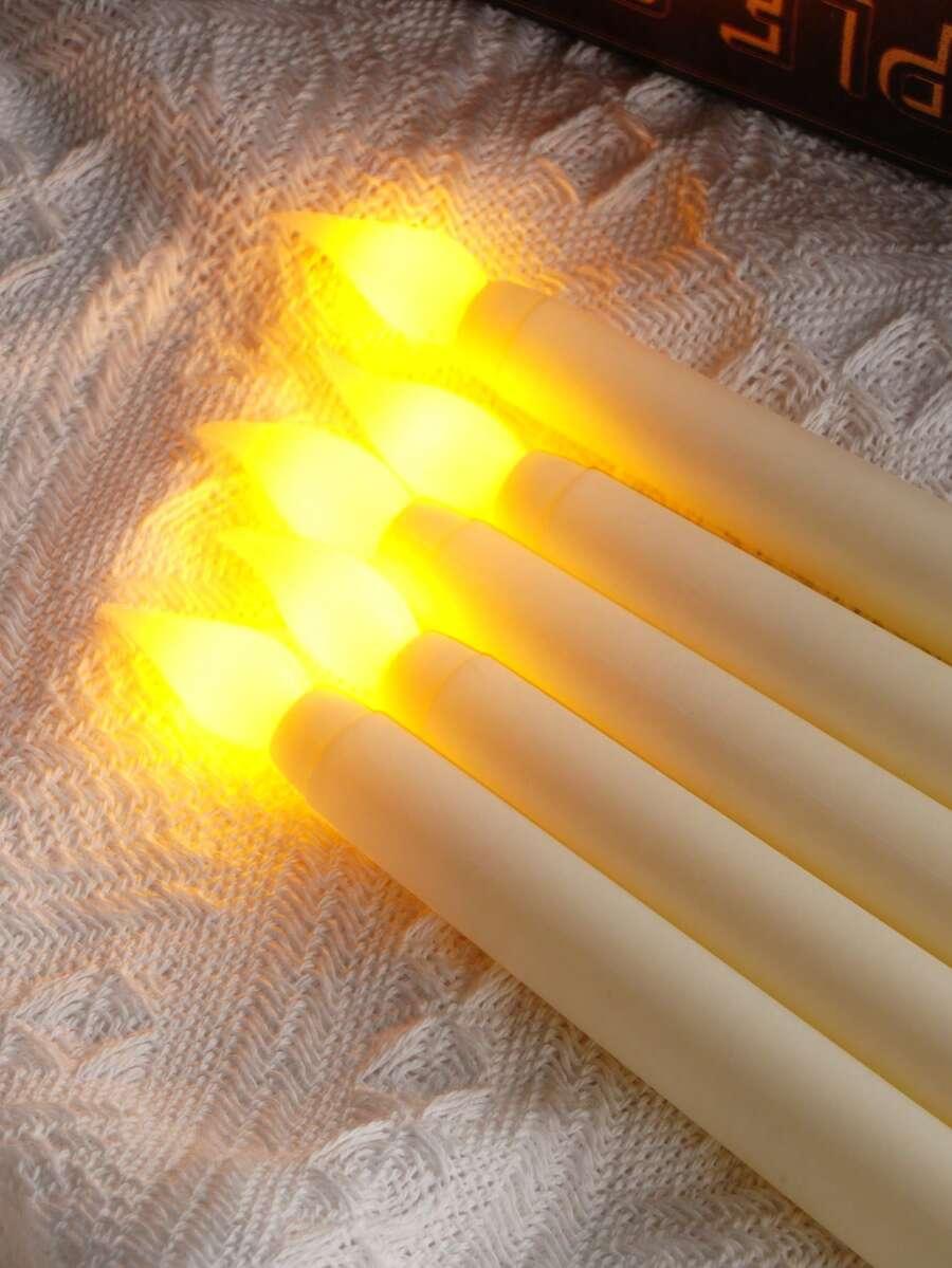 BIAŁE ŚWIECE LED 3-PACK